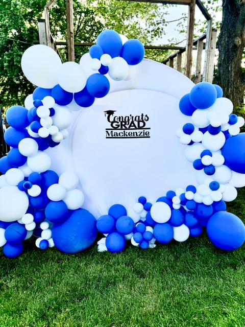 Graduation Balloon Arch - Belle Haven Events Minnesota