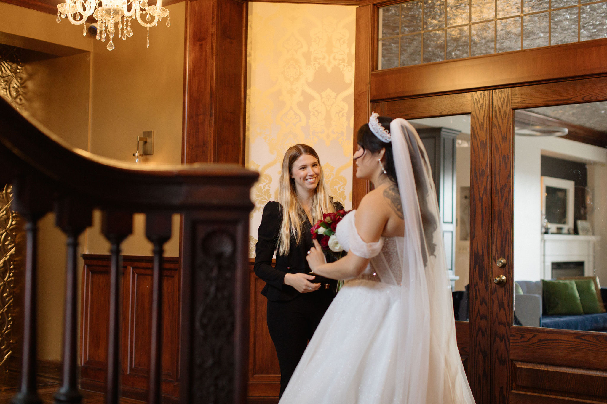 Wedding Coordinator and Bride
